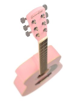 Grimshaw by Richwood dreadnought staalsnarig gitaarpakket, pink, nu met hoes, stemapparaat en plectrums