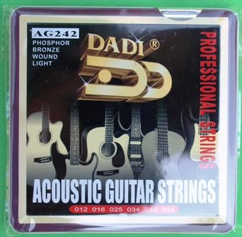 Acoustic guitar strings, AG242, 012, blikken verpakking 