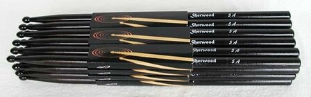 Drumsticks 5A Zwart, 1 paar 