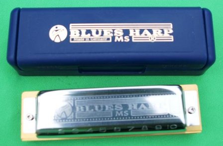 Hohner BluesHarp MS met case, div stemmingen