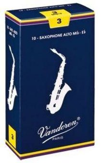 Traditional Vandoren Altsaxrieten, maat 1.5, 2.0, 2.5 of 3.0, 1 riet