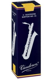 VanDoren Traditional SR242 baritonsax, maat 2.0 of 2.5, 5 rieten