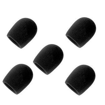 Windscreen voor microfoon, small, 10 mm, zwart