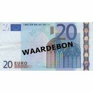Waardebon twv &euro; 20,00 
