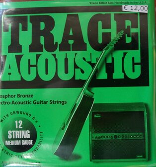 Snaren voor 12-snarige akoestische gitaar, Trace acoustic 010