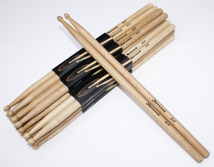 Drumsticks 5A Oak, houten tip 