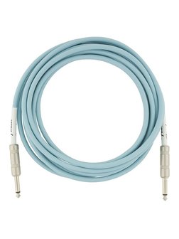 Fender Original Series instrument cable, 15 ft (ca 450 cm) Daphne Blue