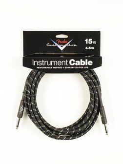 Fender DeLuxe Series Black Tweed instrument cable, div maten