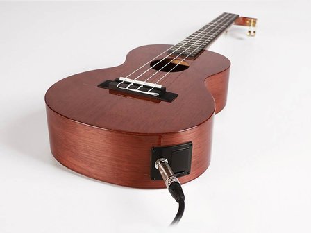 Mahalo Java MJ3 Tenor ukulele electro-akoestisch, Vintage Natural met hoes