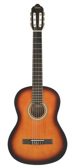 Valencia VC204 volwassen maat klassieke gitaar, sunburst