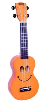 Mahalo Sopraan Ukulele Smile, Oranje