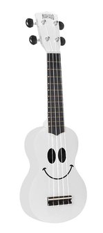 Mahalo Sopraan ukulele Smile, Wit