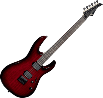 L&acirc;g Arkane A100-GRS Gothic Red Shadow, uniek exemplaar handbuilt in Frankrijk door de master luthiers van L&acirc;g