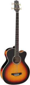 Takamine GB72CEBSB electro-akoestische basgitaar Brown Sunburst