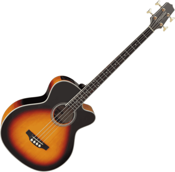 Takamine GB72CEBSB electro-akoestische basgitaar Brown Sunburst