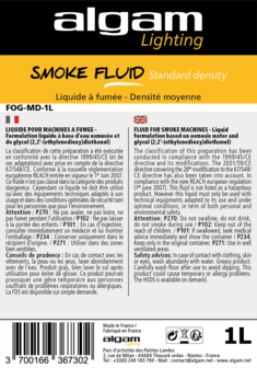 Smoke Fluid / rookvloeistof met medium densiteit - 1 liter