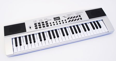Sky Keyboard met 49 toetsen, met oa 100 sounds en rhythms en 10 demo songs