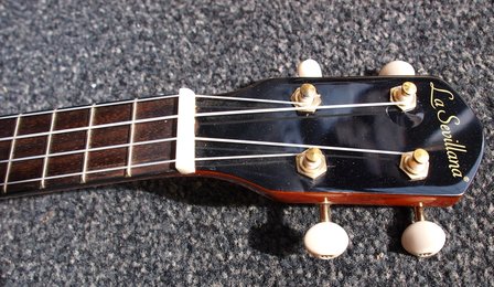 La Sevillana electro-akoestische Sopraan Ukulele Flamed Maple