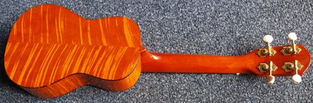 La Sevillana electro-akoestische Sopraan Ukulele Flamed Maple