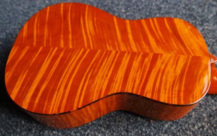 La Sevillana electro-akoestische Sopraan Ukulele Flamed Maple