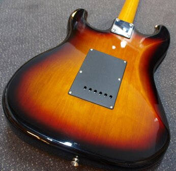 London City Spitfire MKII, Tobacco Sunburst met zwarte slagplaat 