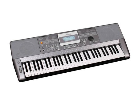 Medeli A100S keyboard Silver, 61 toetsen, met adapter