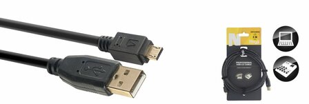 Stagg 3M USB CABLE/A-MICRO A 2.0 NCC3UAUCA