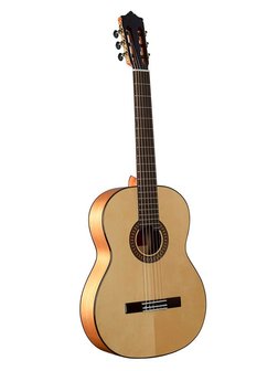 Martinez MFG -AS Flamenco, Spruce Agathis met luxe koffer