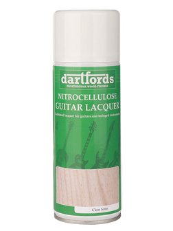 Dartfords Nitrocellulose lacquer Satin Clear - 400ml aerosol