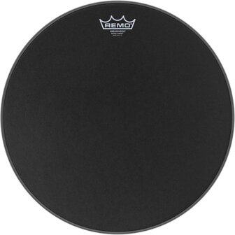 Remo BA-0816-ES 16&quot; Black Suede Ambassador Snare/ Floortomvel