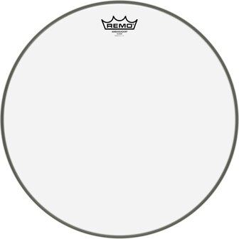 Remo BA-0316-00 16&quot; Ambassador Transparant Snare/ Floortomvel