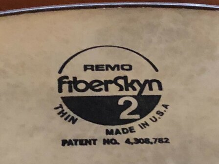 Remo Drumvel 13&quot; Fiberskyn 2 FM-0513-00 Medium Slagvel voor Tom/ Snare