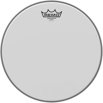 Remo Drumvel 12&quot; BA-0112-00 Ambassador Ruw Wit, Tom/ Snarevel