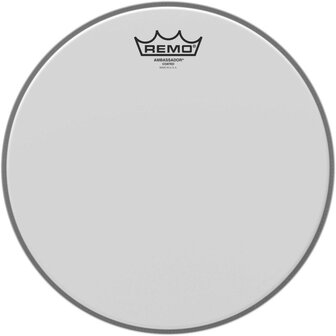 Remo Drumvel 12&quot; BA-0112-00 Ambassador Ruw Wit, Tom/ Snarevel