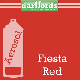Dartfords Nitrocellulose paint, Fiesta Red - 400ml aerosol