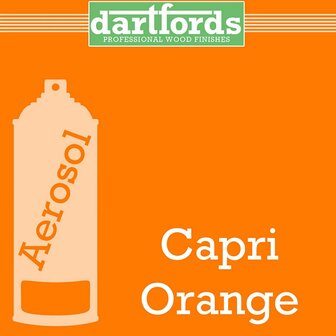 Dartfords Nitrocellulose paint, Capri Orange - 400ml aerosol