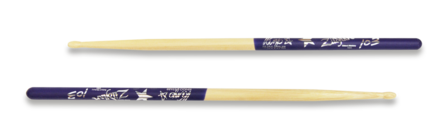 ZILDJIAN Drumsticks, Artist Series, Ringo Starr, wood tip, natural, purple dip 