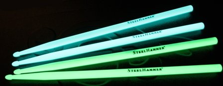 Fluoriserende drumsticks Groen of Blauw