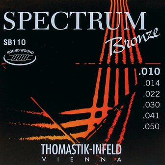 Thomastik SB110 010 bronze roundwound snarenset voor akoestische gitaar