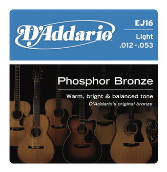 D&rsquo;Addario snaren voor westerngitaar EJ16  12-53