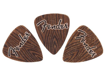 Fender ukelele felt picks, 3-pack vilten plectrums