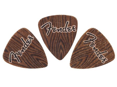 Fender ukelele felt picks, 3-pack vilten plectrums