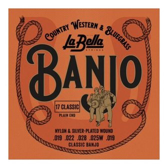 La Bella 17 Acoustic Folk String for classical and minstrel banjo