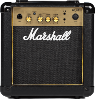 Marshall MG10, 10W Combo gitaarversterker zwart/goud