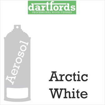 Dartfords Nitrocellulose paint, Arctic White - 400ml aerosol