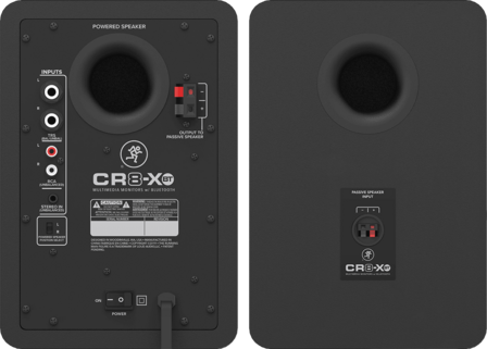 Mackie Audio CR8 XBT studio monitor actieve speakers 160W 8 inch bluetooth