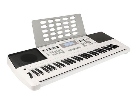 Medeli Aspire Series Keyboard A100SW Wit met 61 aanslaggevoelige toetsen, 2 x 10 watt 