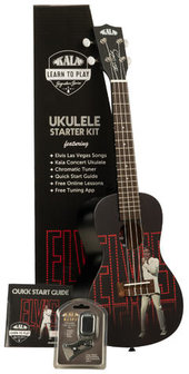 Kala Learn To Play Elvis Viva Las Vegas, Concert Ukelele Starter Kit 