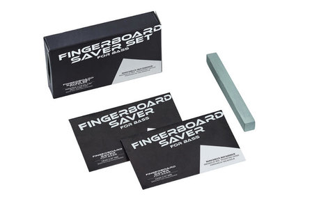 RockCare Bass Fingerboard Saver Set, for medium and jumbo frets 2 pcs of each + Sanding Block 