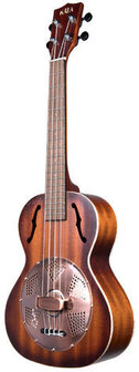 Kala Resonator Brass Tenor Ukulele, with Gigbag